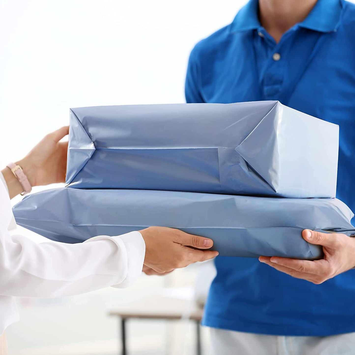 10x13 Poly Mailer Envelope Shipping Bags | Haze Blue
