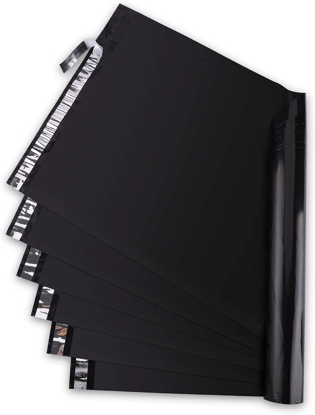 12x15.5 Poly Mailer Envelope Shipping Bags | Black