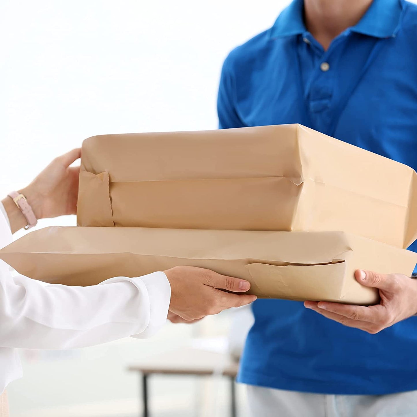14.5x19 Poly Mailer Envelope Shipping Bags | Beige