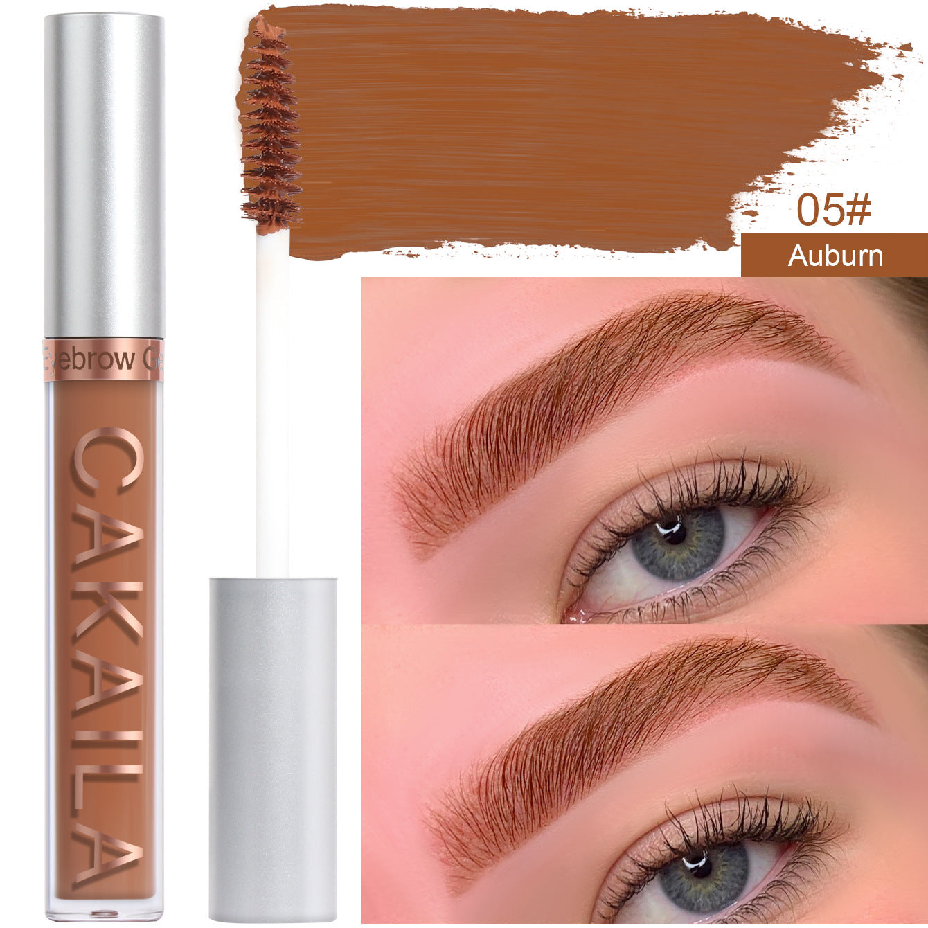 CAKAILA Eyebrow dye matte non-smudge dyeing makeup eyebrow shaping eyebrow dye mascara set
