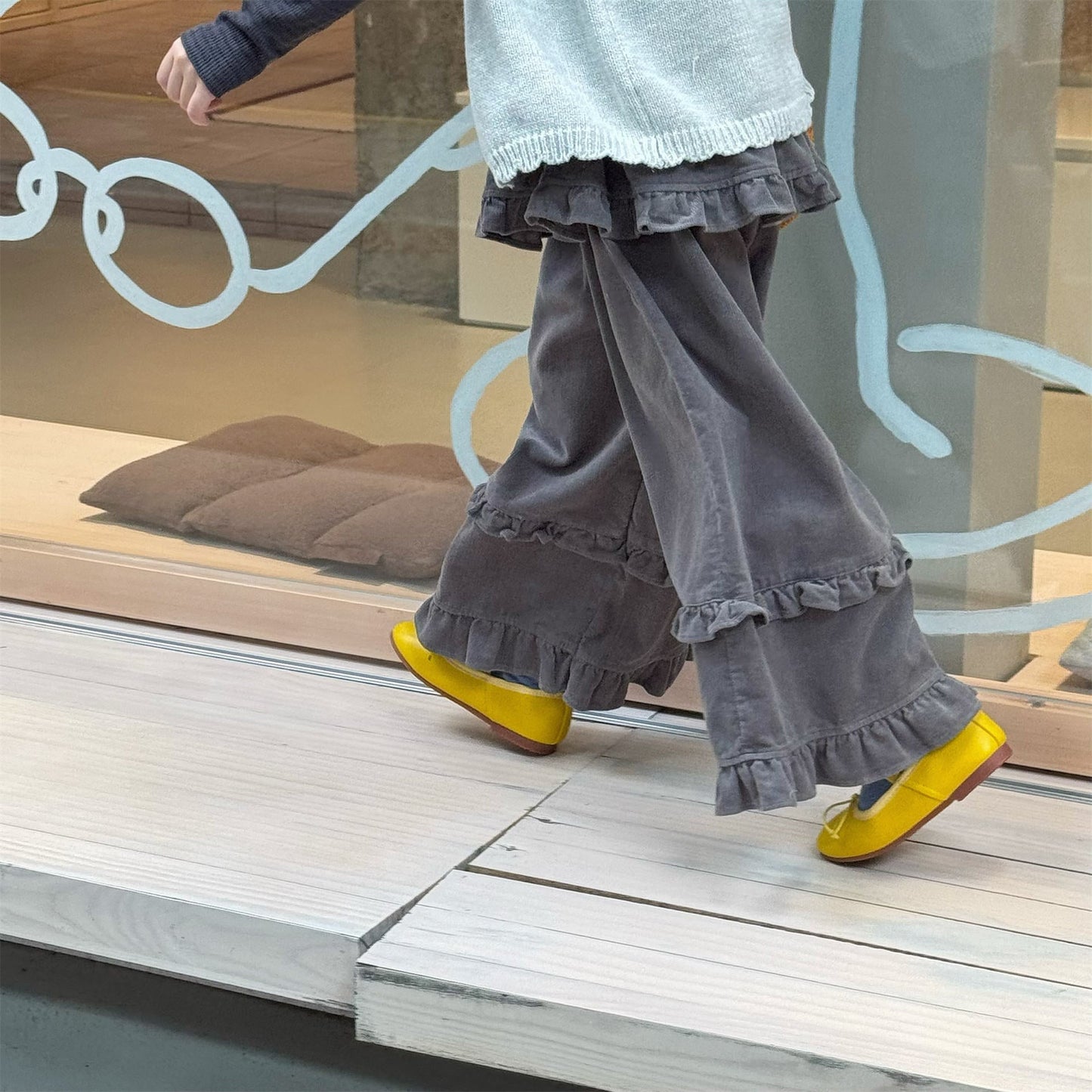 Girls' Springautumn Wide-leg Pants Long Pants