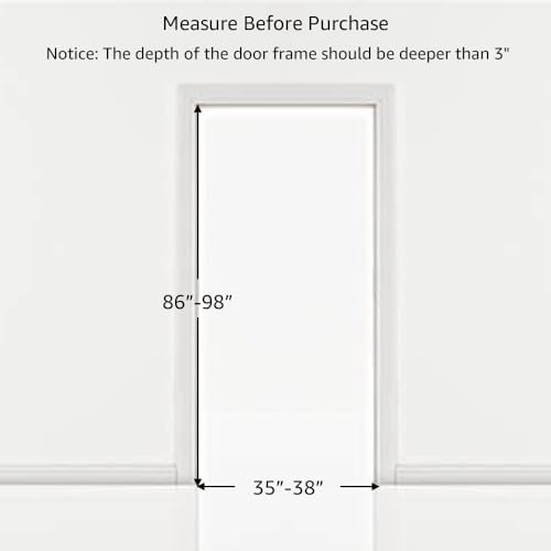 unipaws 86" High Extra Tall Cat Safety Gate, Auto Closing and No Drilling