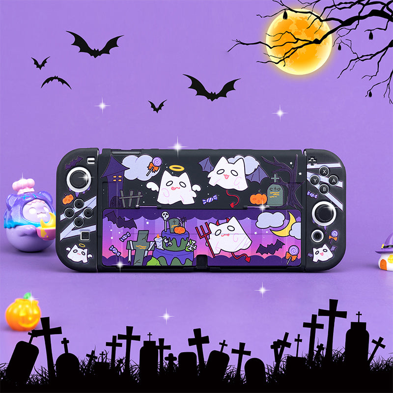 NS Game Soft Shell Case Cute Demon Stand