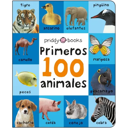 First 100 Padded: Primeros 100 Animales - Board Book