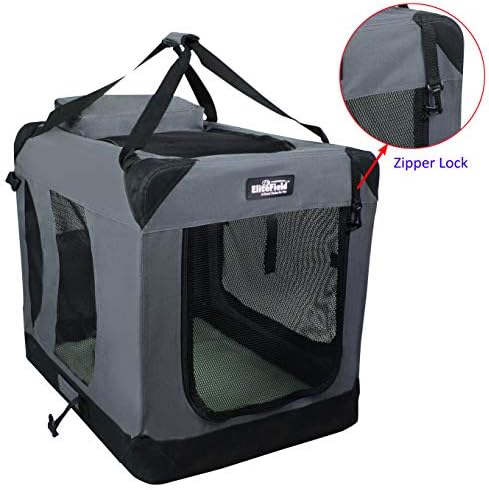 EliteField 3-Door Soft Dog Crate