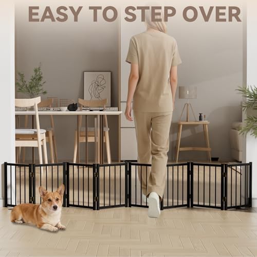 Snuowu 16" Freestanding Short Dog Gate
