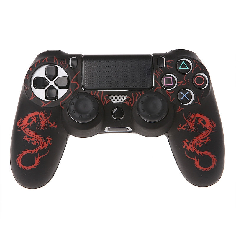 Laser Camouflage Silicone Rubber Sleeve Dragon Pattern Protective Sleeve