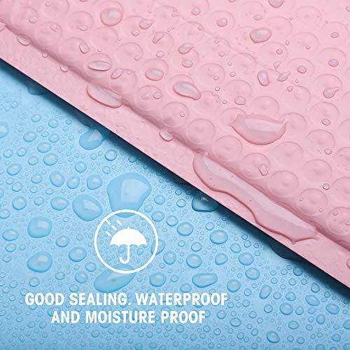 4x8 Bubble Mailer Padded Envelope #000 | Usable Size 4x7" | Sakura pink