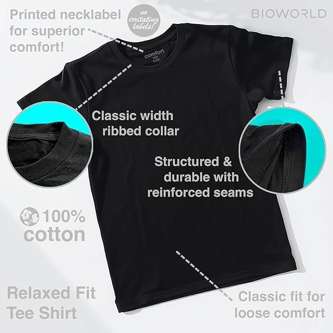 Bioworld A Minecraft Movie Chicken Jockey Youth Black Crew Neck Short Sleeve
