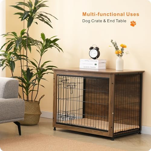 DWANTON 32.5" Dog Crate Furniture