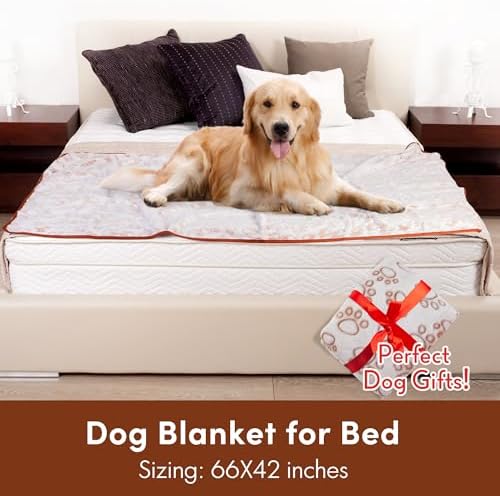 Stuffed Large Brown Premium Soft Dog Blanket,