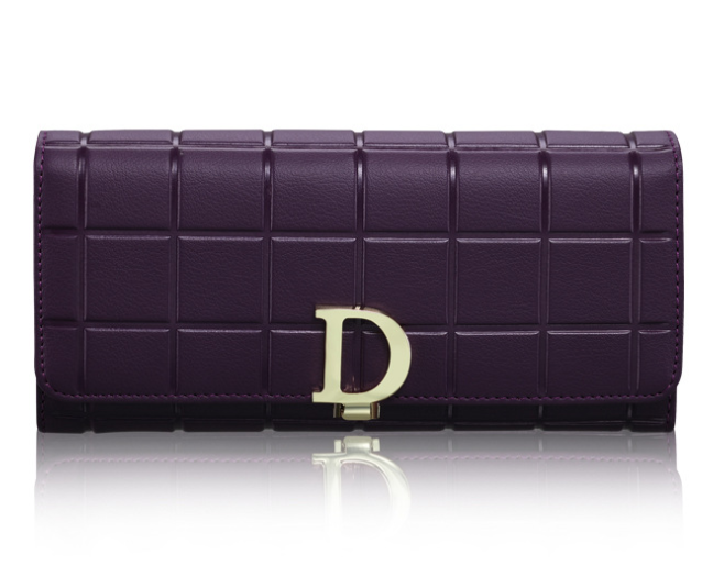 Brand Plaid Coin Purse High Quality Female Long Clutch