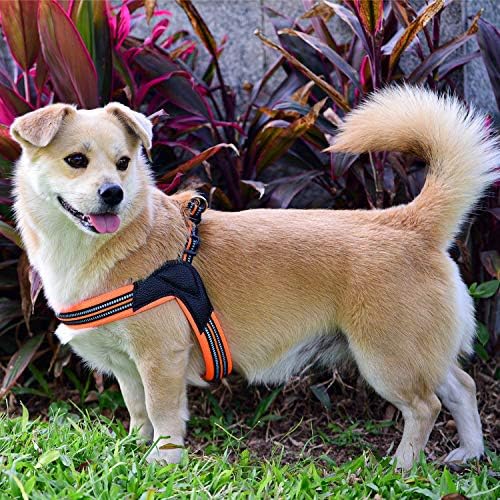 Dog Harness No Pull Ultra Soft Breathable Padded Pet Harness 2 Adjustable Botton