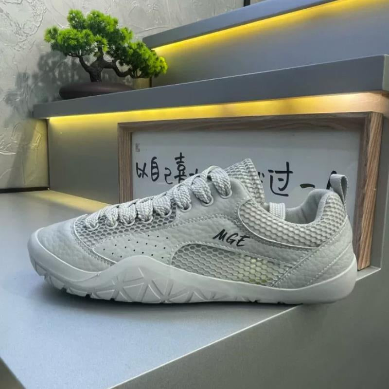 Designer Style 2026 Summer & Autumn Big Eye Mesh Workwear Outdoor Breathable Cortez Shoes, Korean Runway Fashion Sneakers For Men