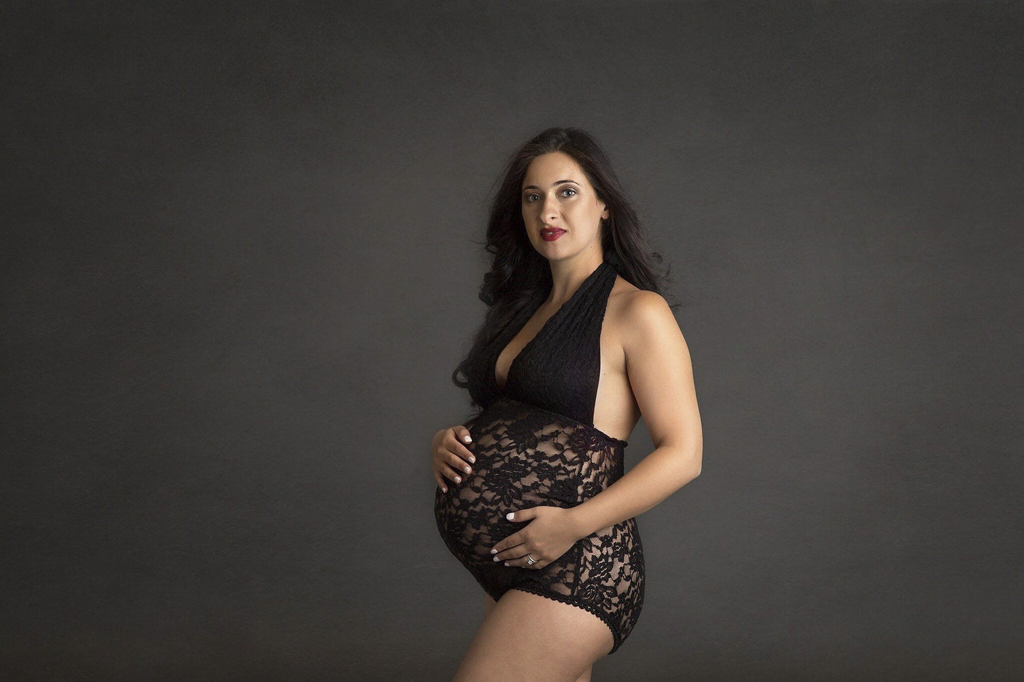 New Style Sexy Lingerie Sexy hanging neck lace backless maternity