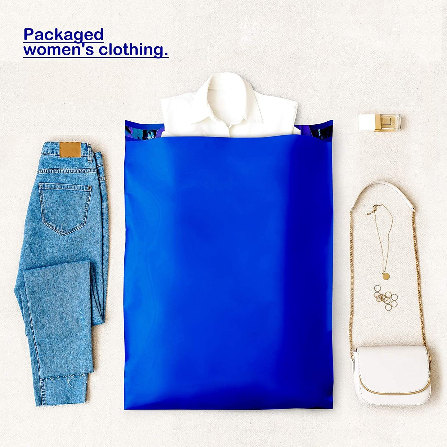 14.5x19 Poly Mailer Envelope Shipping Bags | Royal Blue