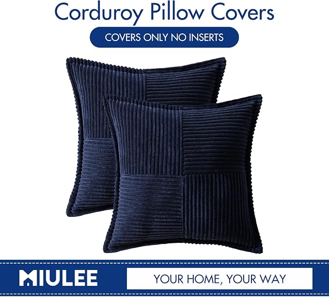 MIULEE Decorative Throw Pillow Covers