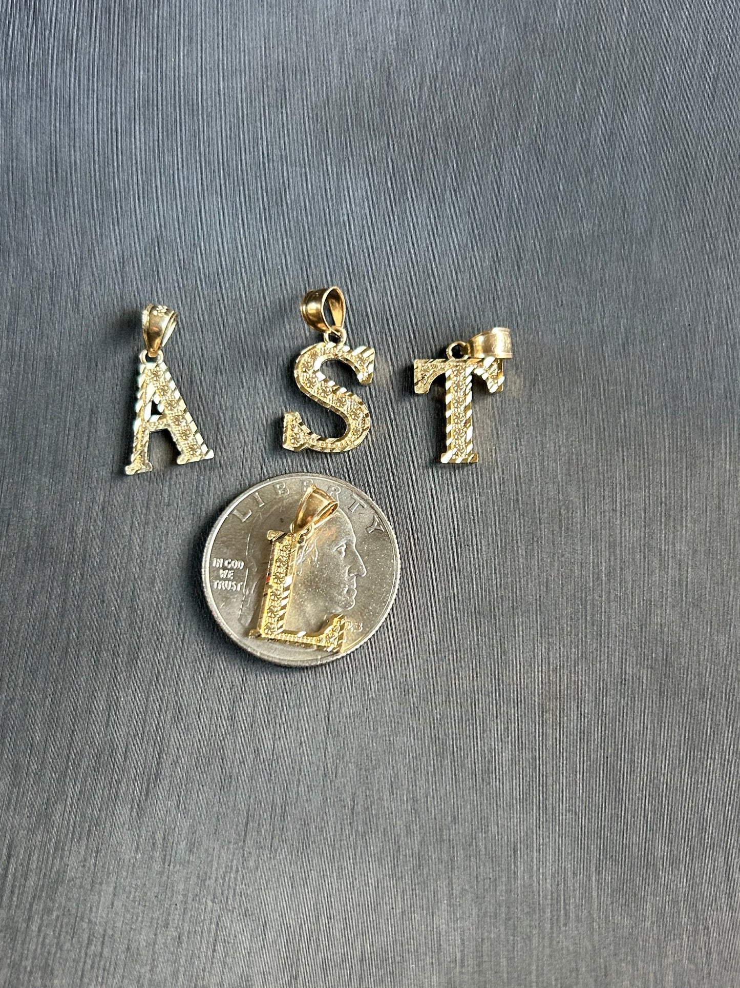 10k gold Letter/Initial