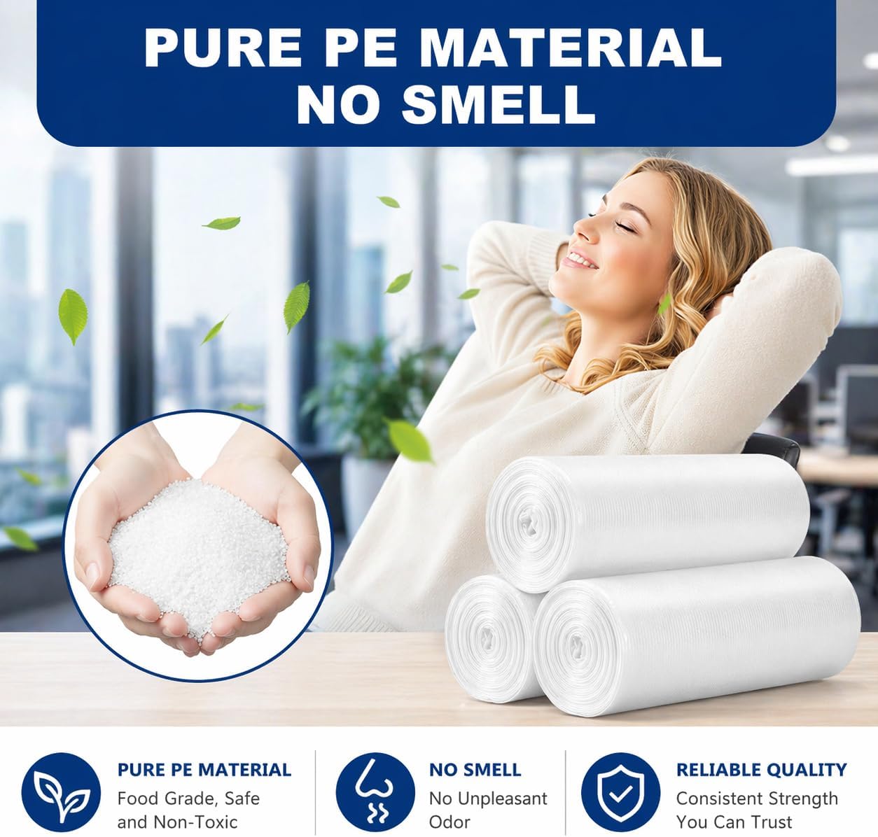 4 Gallon Trash Bags 2000 Count 0.48Mil Wholesale