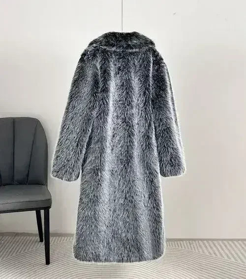 Royal Faux Fur Maxi Coat β 25 Edition