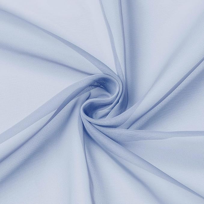 Sheer Curtains 63 Inch Length 2 Panels Set