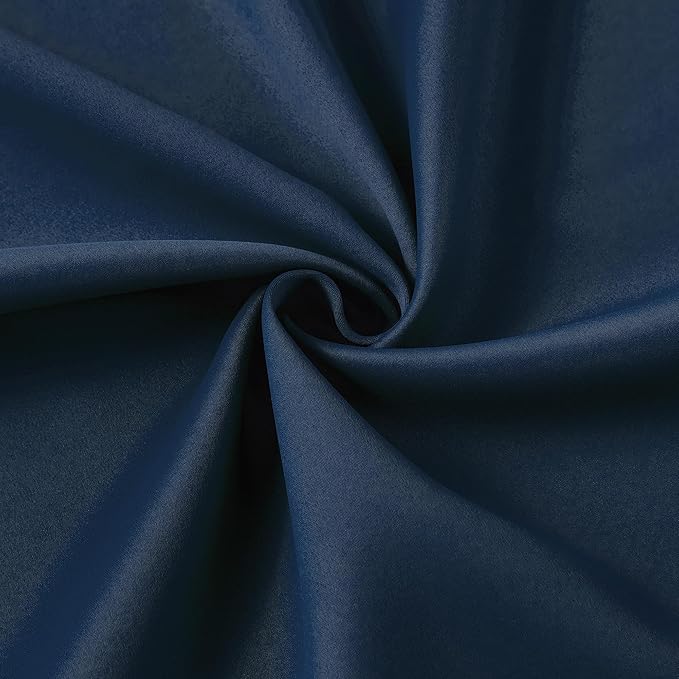 Navy Blackout Curtains 72 Wide x 90 inch Long 2 Panels