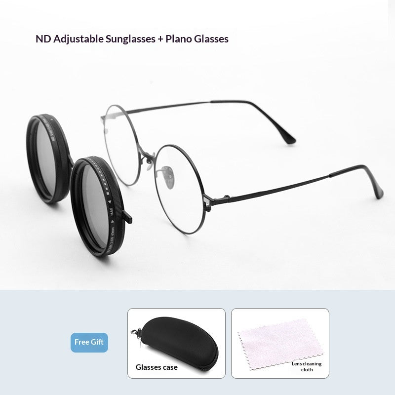 9-speed Transparent Adjustable UV Polarized Cool Sunglasses