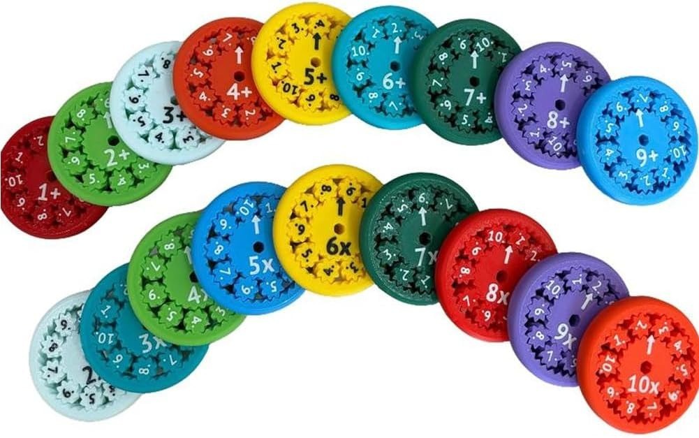 MATH FIDGET SPINNERS 9-piece math fidget spinner teaching enlightenment toy