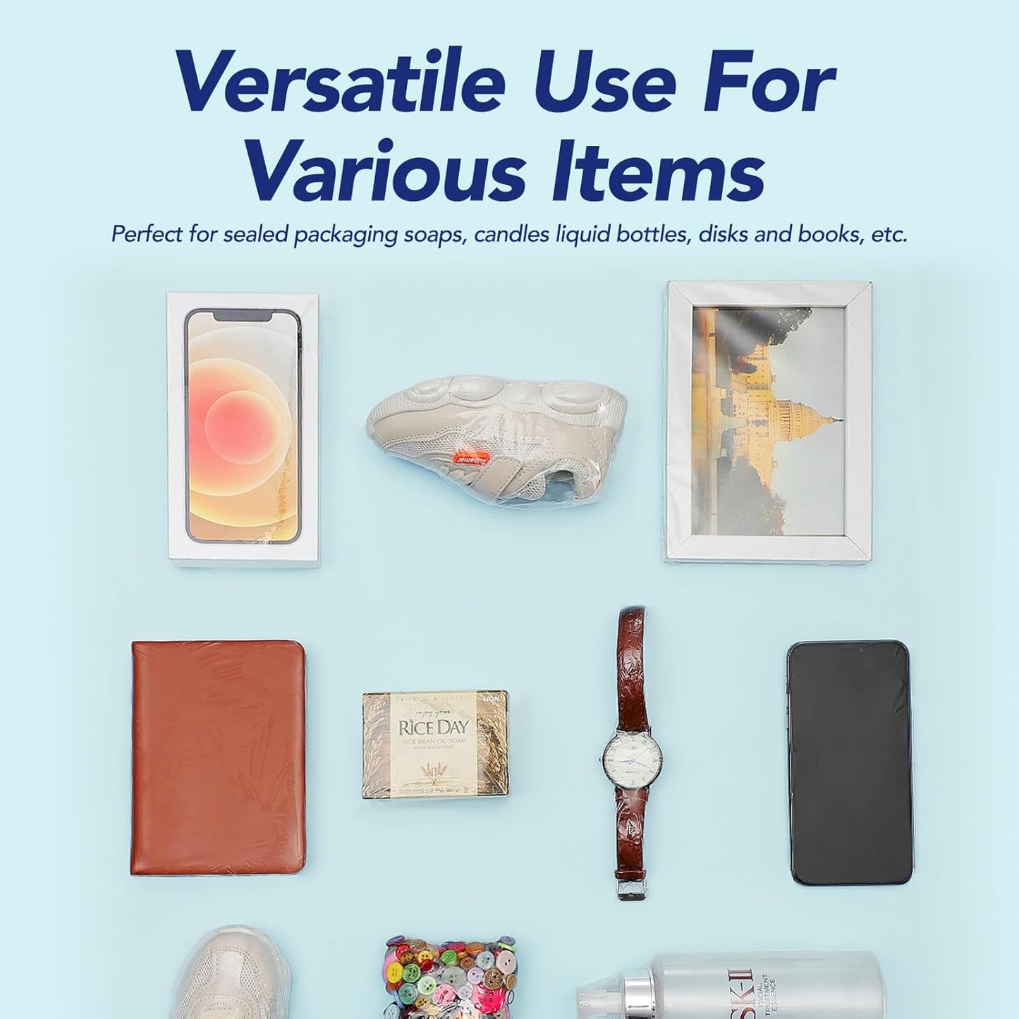 4x6 Inch Clear PVC Heat Shrink Wrap Bags