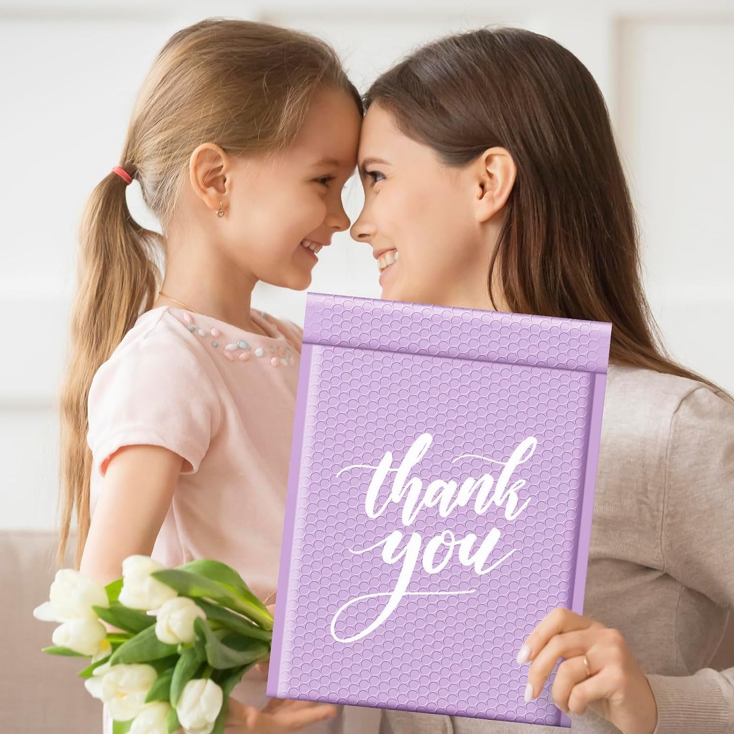 10.5x16 Bubble Mailer #5 | Usable Size 10.5x15" | Lavender Purple