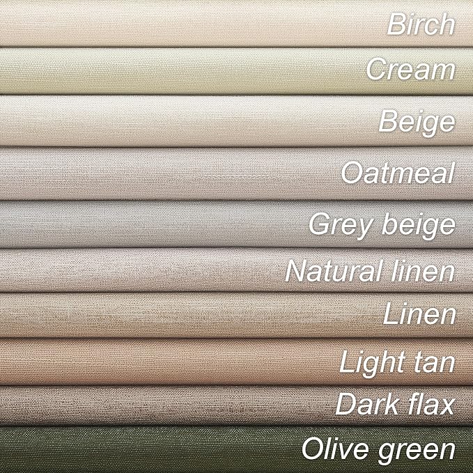 Beige Color Blackout Curtains 90 Inch Long 2 Panels, Back Tab Pleated Heading