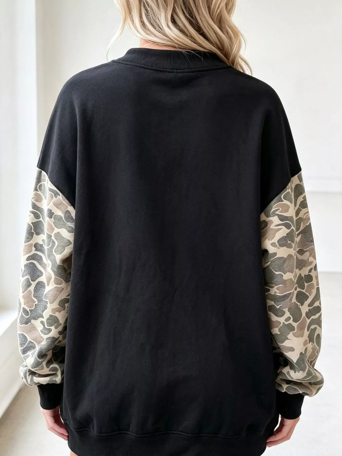 Camouflage Long Sleeve Sweatshirt