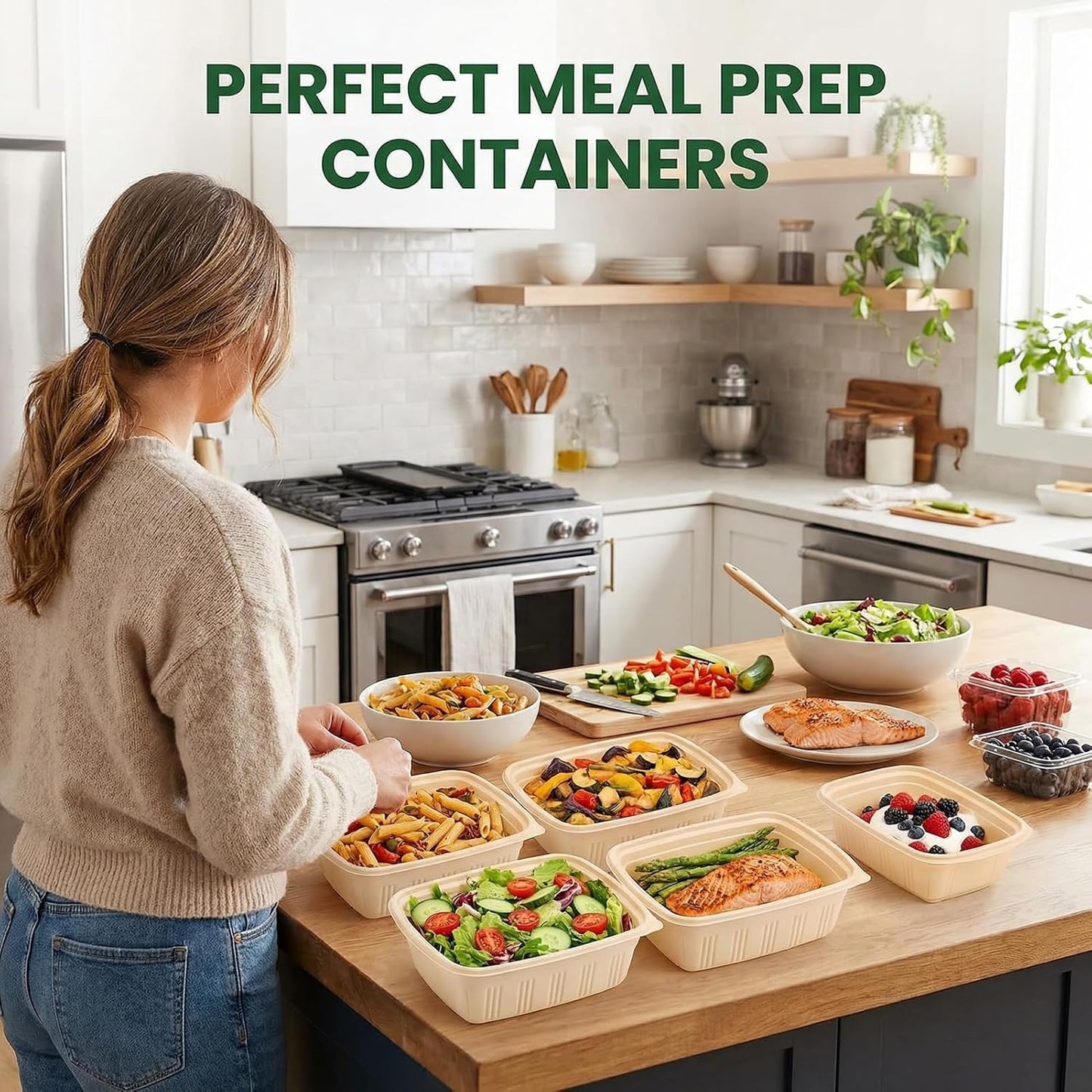 200 Pack 28OZ Cornstarch Meal Prep Containers Wholesale