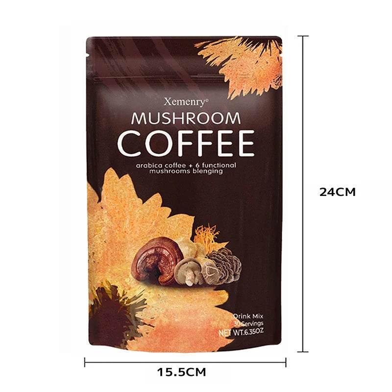 Organic Mushroom Coffee - Supports Immune, Focus, Concentration, Stress, Digestion & Energy