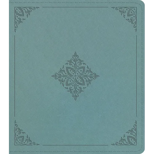 ESV Journaling Study Bible (Trutone Over Board, Paris Sky, Fleur-De-Lis Design)