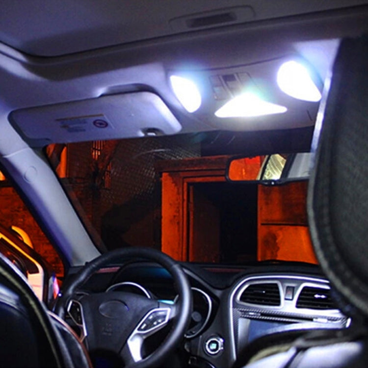 2 PCS 31mm DC12V / 1.6W / 6000K / 130LM 4LEDs SMD-3030 Car Reading Lamp, 31mm