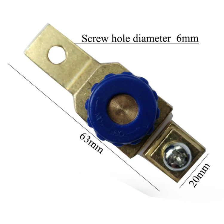 DC12V 80A Motorcycle Battery Switch Cut off Kill Terminal Anti-leakage Switch, Battery Switch