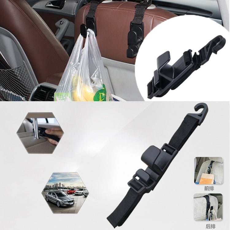 SHUNWEI SD-2512 Car Headrest Hook Universal Adjustable Car Back Seat Headrest Hanger Holder Hook for Bag Purse Cloth Grocery, SD-2512