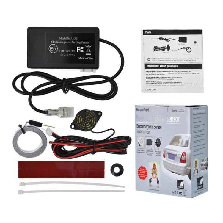 U301 Car Electromagnetic Induction Reversing Radar Parking Sensor, U301