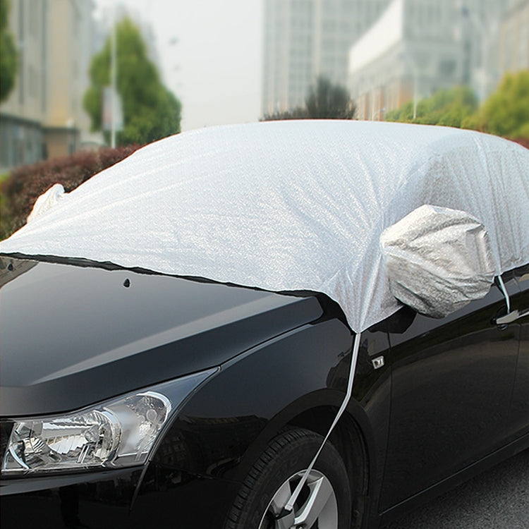 Car Half-cover Car Clothing Sunscreen Heat Insulation Sun Nisor, Aluminum Foil, Aluminum Foil 3.6x1.6x1.5m, Aluminum Foil 3.9×1.7×1.5m, Aluminum Foil 4.3×1.8×1.5m, Aluminum Foil 4.3x1.7x1.5m, Aluminum Foil 4.3x1.8x1.6m, Aluminum Foil 4.5x1.8x1.7m