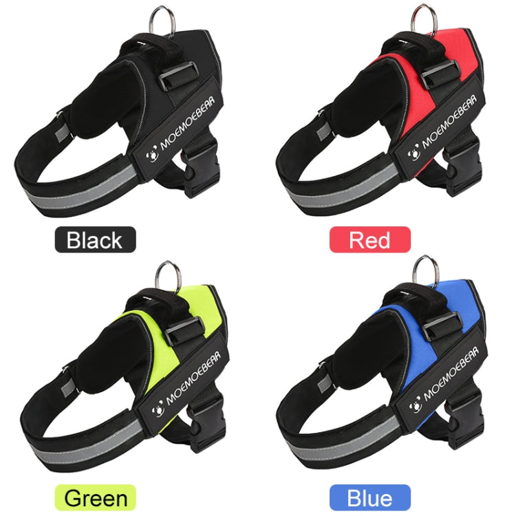 Pet Dog Anti Sprint Oxford Cloth K9 Chest Strap Traction Rope Strap, Size:XXL for 40-70kg(Blue)