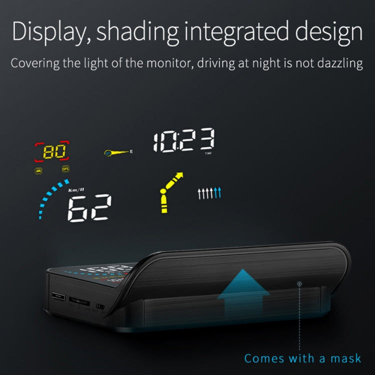 Q10 Car HUD Head-up Display GPS Speed Meter, Q10