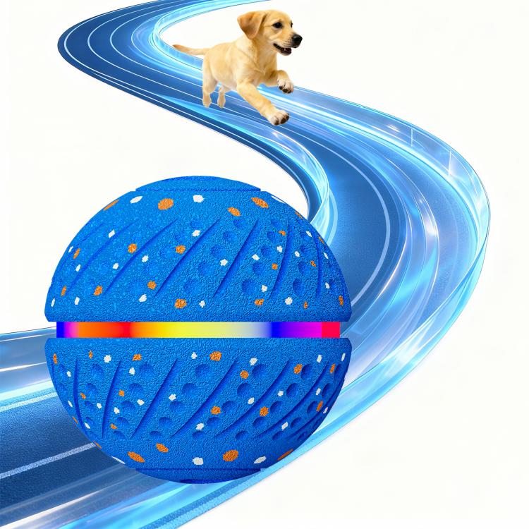 O19 Smart Automatic Pet Toy Ball Dog Training with LED, Diameter 70mm