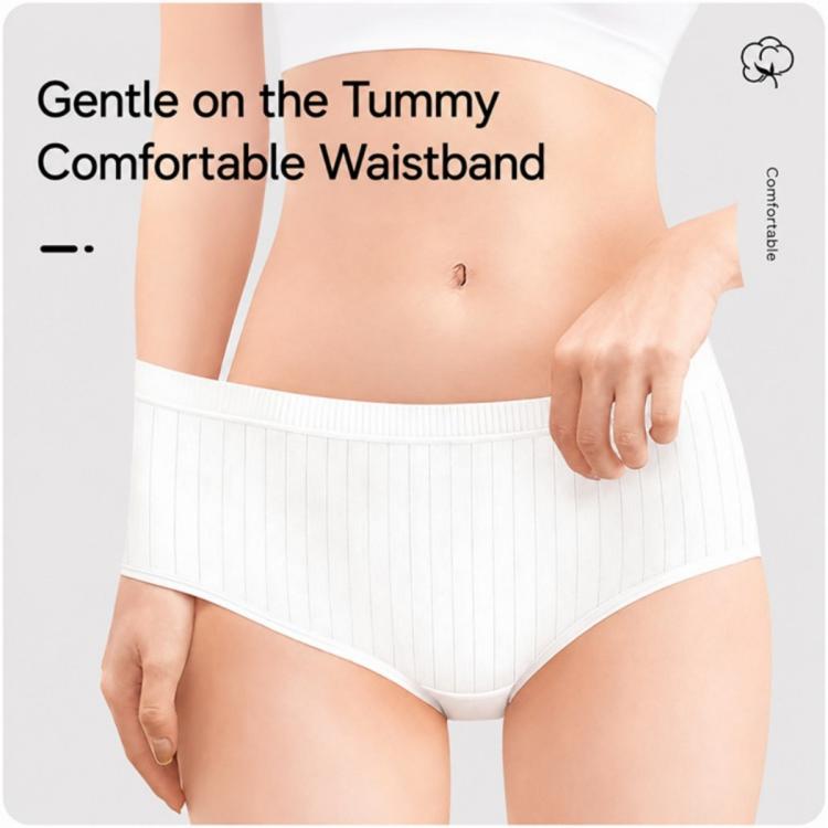 5 PCS/Pack Women Disposable Underwears Sterilized Cotton Crotch Briefs, M, L, XL, XXL, XXXL