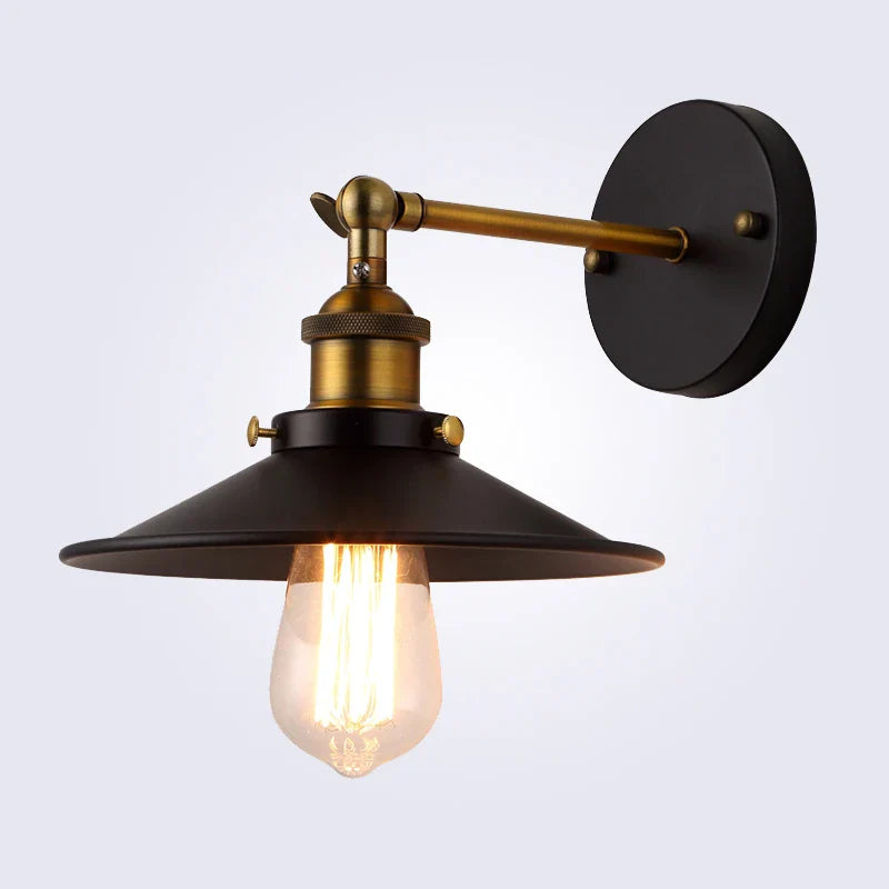 American vintage wall lamp indoor lighting bedside lamps wall lights for home diameter 22cm 110V/220V E27