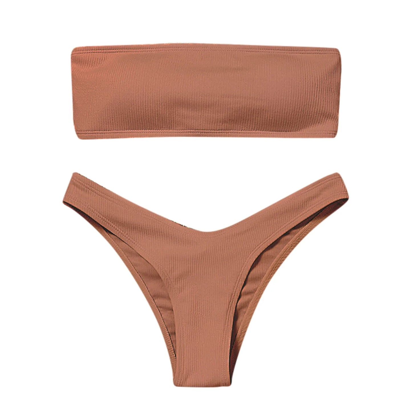 Two Piece Swimsuit Women Sexy Bikini Set Ruffle High Waisted Swimsuits 2 Piece Women's Bikini High Waisted Tummy Control New LW
