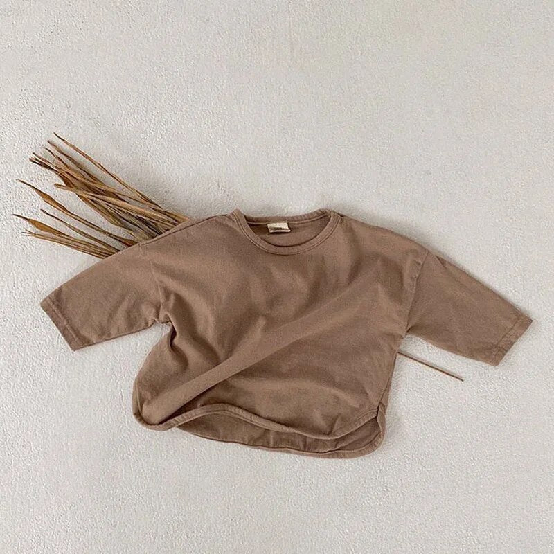 2023 Children Clothing Autumn Girls T-shirts Baby Boys Sports Long Sleeve Tops Tees Shirt Enfant Clothes Spring Fashion Shirts