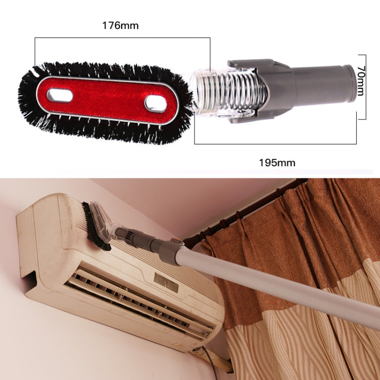 Household Vacuum Cleaner Transparent Brush Head Parts Accessories for Dyson, Transparent Brush Head