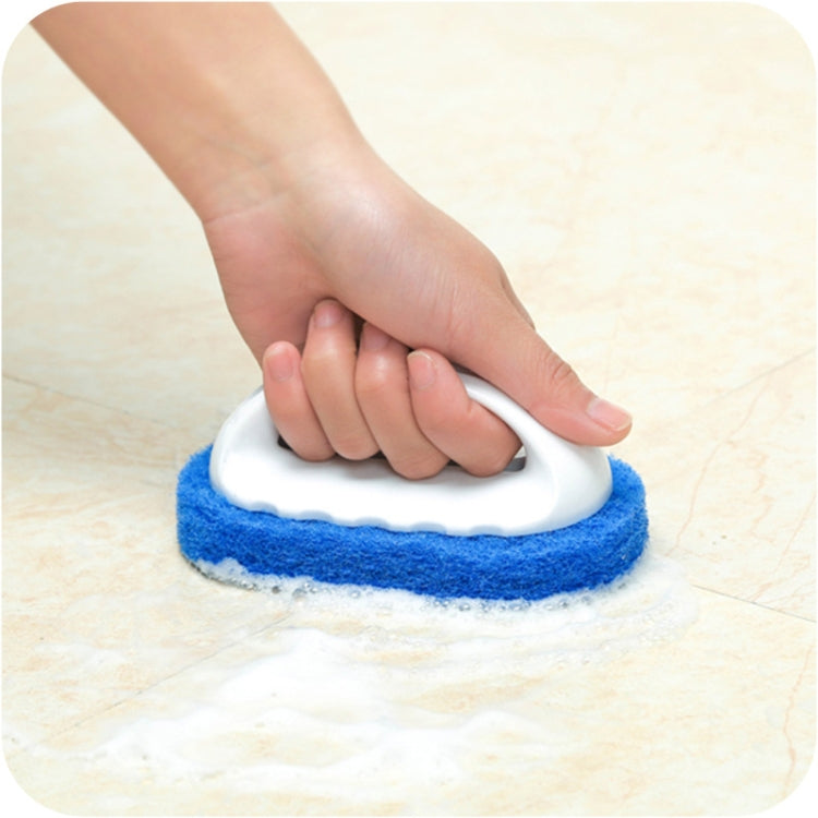 2pcs Decontamination Sponge Hard Bottom Cleaning Brushes Dry and Wet Cleaning Brush for Kitchen / Cooking Bench / Bathroom / Bathtub , Random Color Delivery, Dry and Wet Cleaning Brush