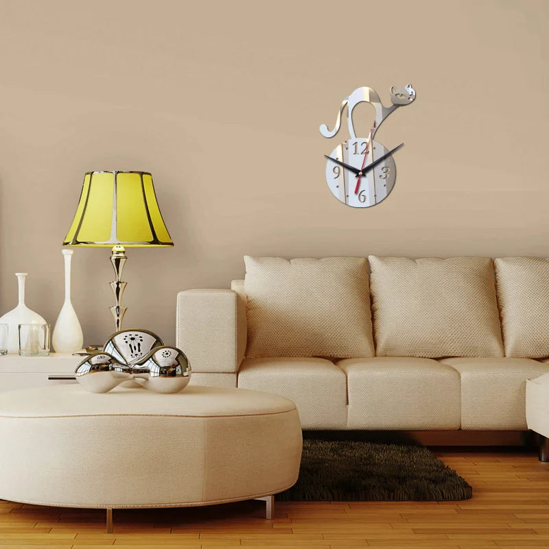 clock clocks home decoration reloj de pared sale wall mirorr modern design diy crystal sticker watch acrylic